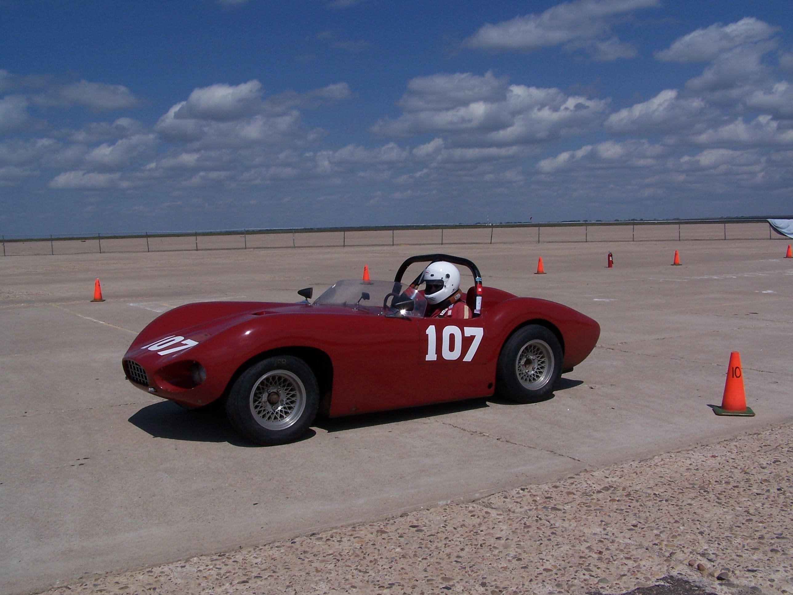 Bocar XP-5 vintage sports racing car at La Junta Raceway, Colorado